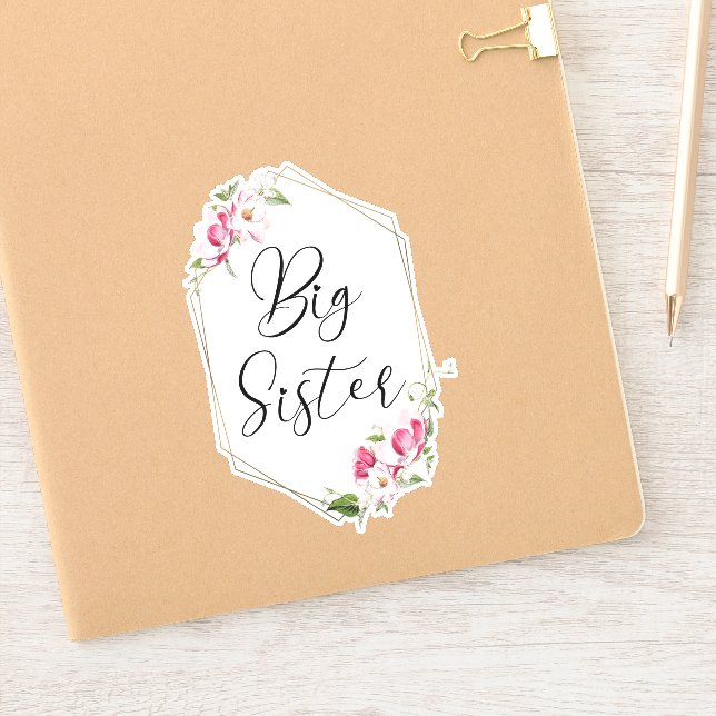 Pegatina Hermana grande de Cute (Cuaderno)