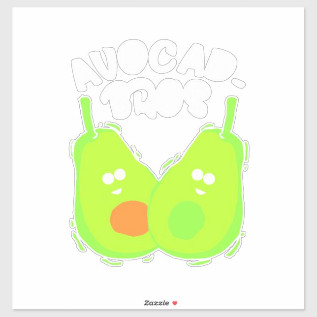 Pegatina Hermano Aguacate (Hoja)