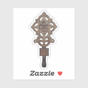 Pegatina Hermosa cruz cristiana ortodoxa etíope vinil