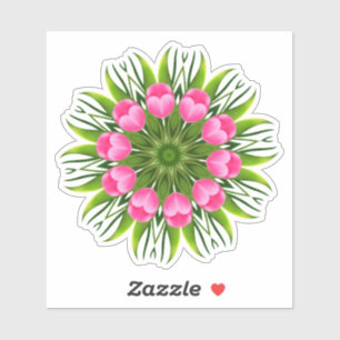 Pegatina Hermosa Flor Mandala Design-79358