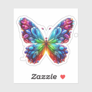 Pegatina Hermosa mariposa