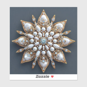 Pegatina Hermoso Broche