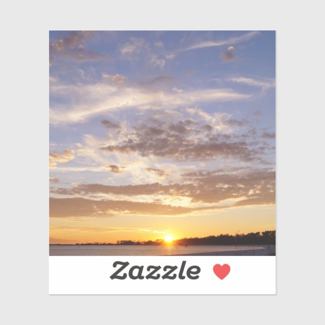 Pegatina Hermoso cielo de Florida (Hoja)