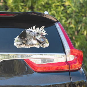 Pegatina Hermoso estilo inglés con faisán, arte