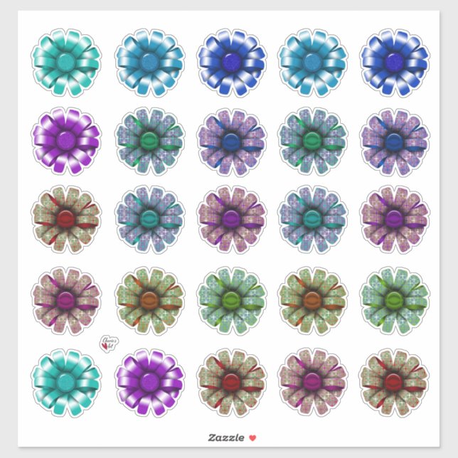 Pegatina Hermoso Satin Bows de Estilo Holiday (Hoja)