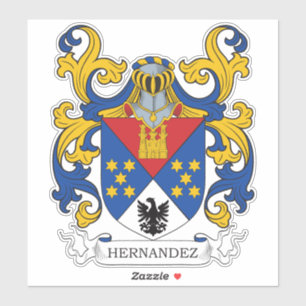 Pegatina Hernandez Family Crest