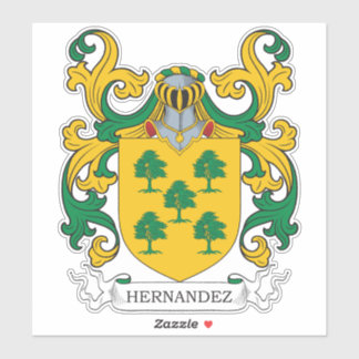 Pegatina Hernandez Family Crest