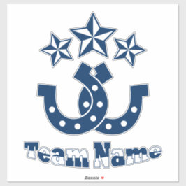 Pegatina Herradura Personalizada personalizado