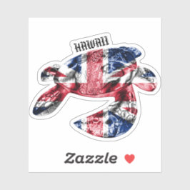 Pegatina HIFlag tribal hawaiano