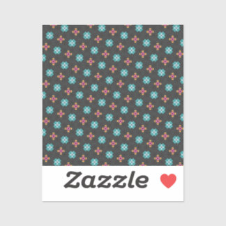 Pegatina High-Contrast Black and Neon Sticker