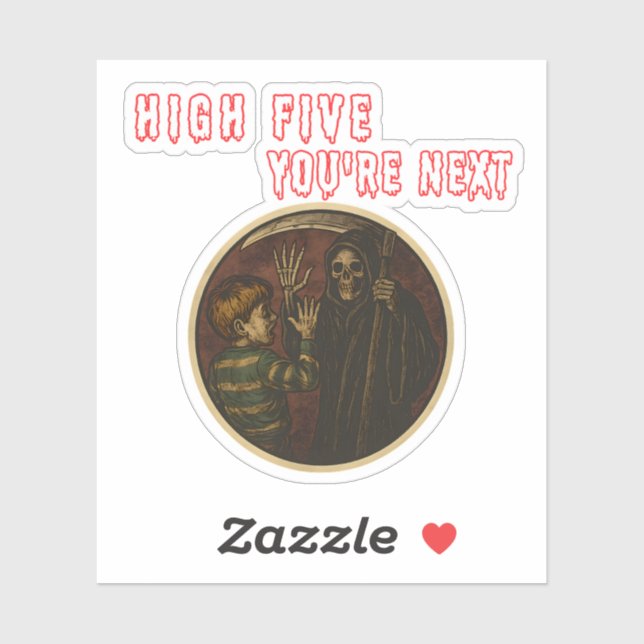 Pegatina High Five from Death – You're Next  (Hoja)