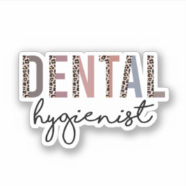 Pegatina Higienista dental, regalo para graduado higienista