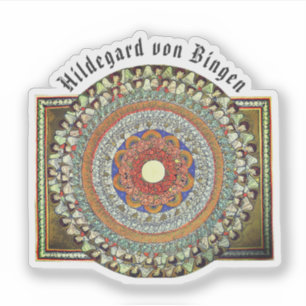 Pegatina Hildegard von Bingen - Los Coros de Ángeles