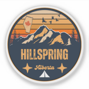 Pegatina Hillspring, Alberta