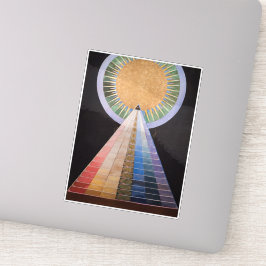 Pegatina Hilma Af Klint, Altarpiece Nº 1, Resumen de Arte