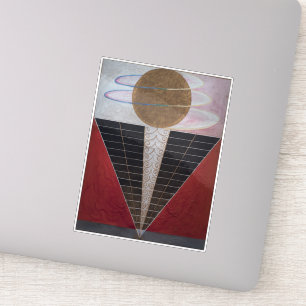 Pegatina Hilma Af Klint, Altarpiece Nº 2, Resumen de Arte