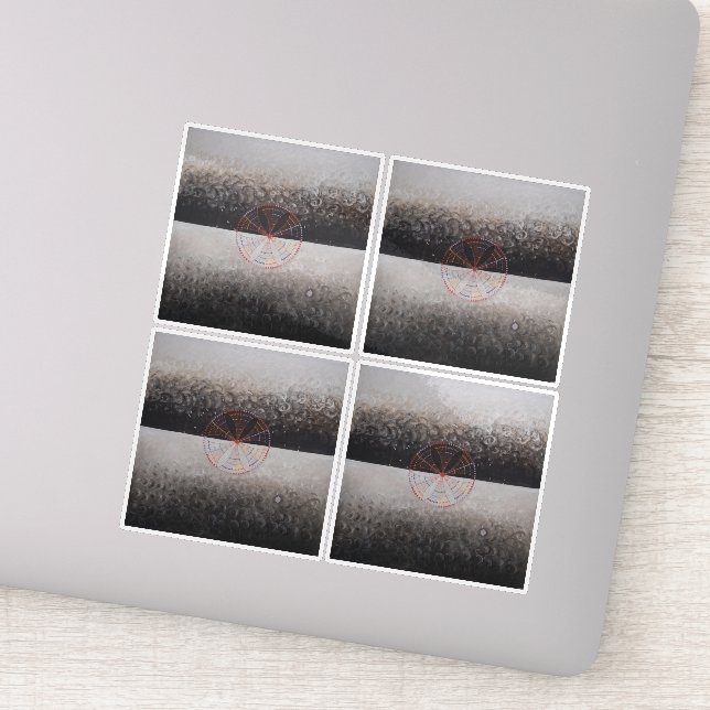 Pegatina Hilma Af Klint, El Cisne Nº 10, Arte Resumen (Detalle)