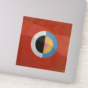Pegatina Hilma Af Klint, El Cisne No. 17, Arte Resumen