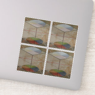 Pegatina Hilma Af Klint, El Cisne No. 23, Arte Resumen