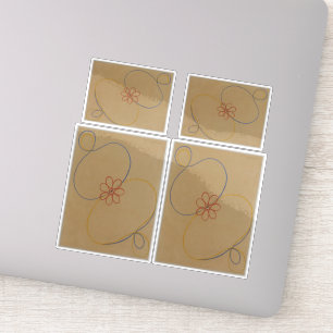 Pegatina Hilma Af Klint, Estrella De Siete Puntos No5, Resu