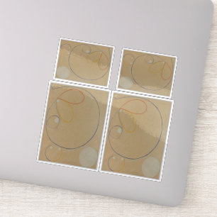 Pegatina Hilma Af Klint, Estrella De Siete Puntos No7, Resu