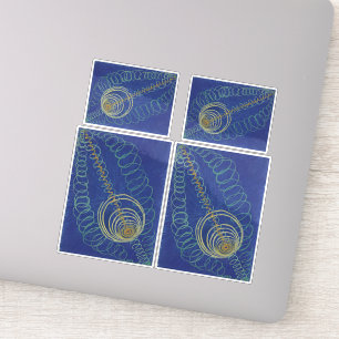 Pegatina Hilma Af Klint, Primordial Chaos No16 Resumen Arte