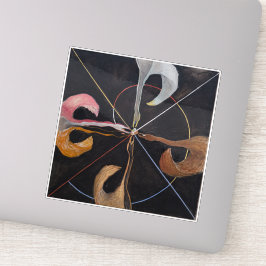 Pegatina Hilma Af Klint, The Swan No. 7, Resumen de Arte
