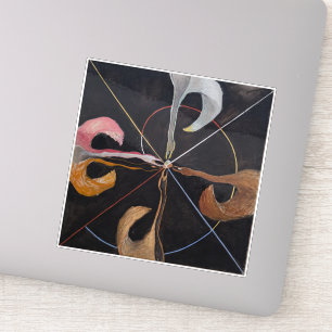 Pegatina Hilma Af Klint, The Swan No. 7, Resumen de Arte