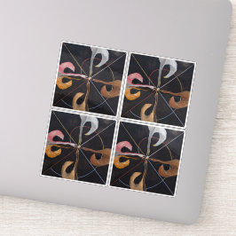 Pegatina Hilma Af Klint, The Swan No. 7, Resumen de Arte