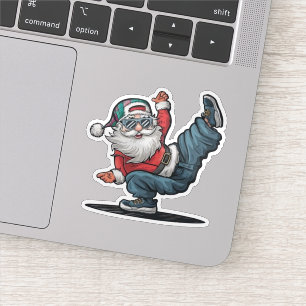 Pegatina Hip Hop Santa Claus