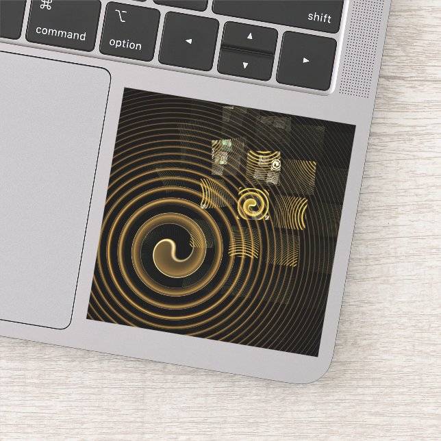 Pegatina Hipnosis Arte abstracto (Detalle)