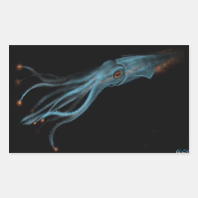 Pegatina hipotético de calamar (Anverso)