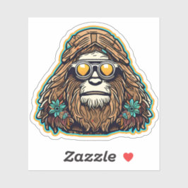Pegatina Hippie Sasquatch Vinyl