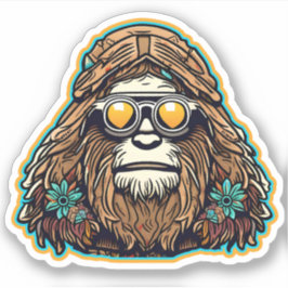 Pegatina Hippie Sasquatch Vinyl