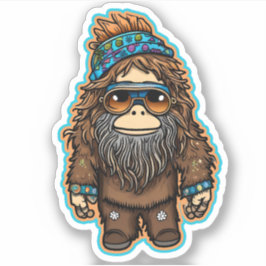 Pegatina Hippie Sasquatch Vinyl