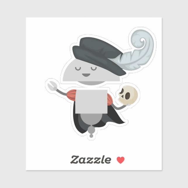 Pegatina Historiador de medios 2 (Hoja)