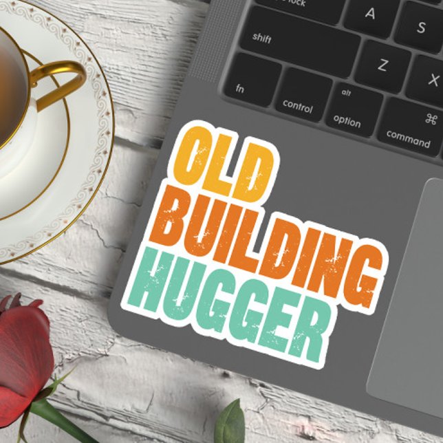 Pegatina Historic Preservation, Old Building Hugger Vinyl (Subido por el creador)