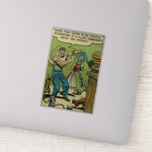 Pegatina Historietas antiguas de terror Edad de oro de lo