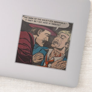 Pegatina Historietas antiguas de terror   Historietas retro