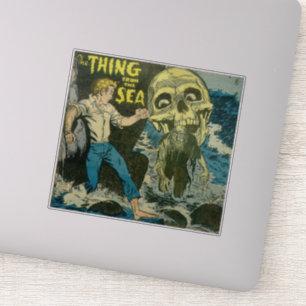 Pegatina Historietas de la época del terror de los años 80 