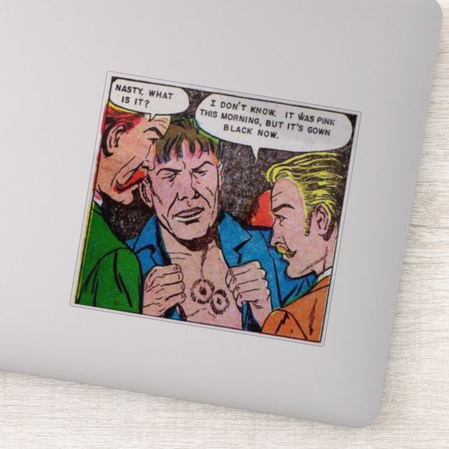 Pegatina Historietas de terror antiguas | Historietas de ép (Detalle)