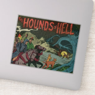 Pegatina Historietas de terror antiguas   Historietas escar