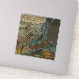 Pegatina Historietas de terror de la Edad Dorada de los 50 