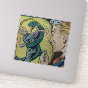 Pegatina Historietas de terror de la época dorada de los añ