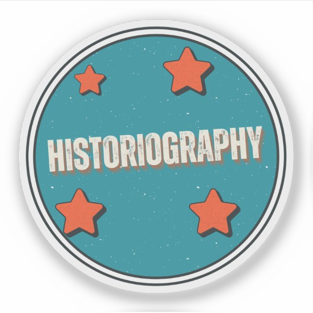 Pegatina Historiografía (Anverso)