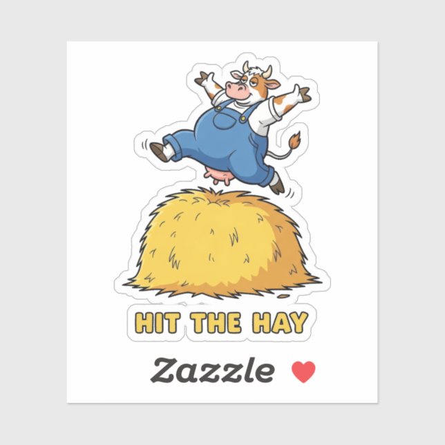 Pegatina Hit the Hay (Hoja)