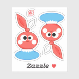 Pegatina 【HiTs】Mascot Character にぽくん Nipo kun Sticker - ①