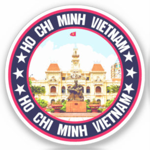 Pegatina Ho Chi Minh