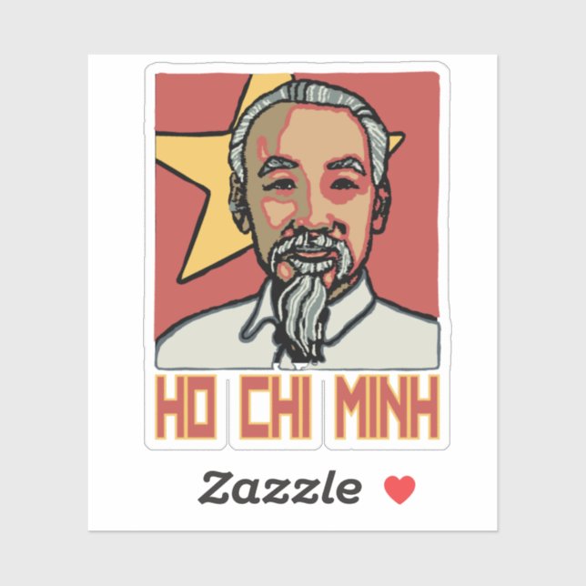 Pegatina Ho Chi Minh (Hoja)