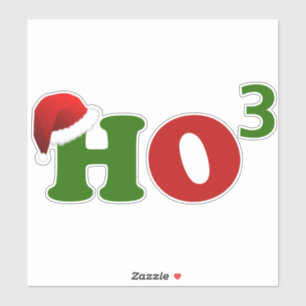 Pegatina Ho Ho Ho Ho Ho 3